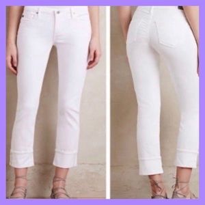 Adriano Goldschmied, The Stevie Cuff White, Slim Straight Cuffed Jeans (27)